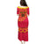 Angola Football Family Matching Puletasi and Hawaiian Shirt Go Palancas Negras Red Version - Wonder Print Shop