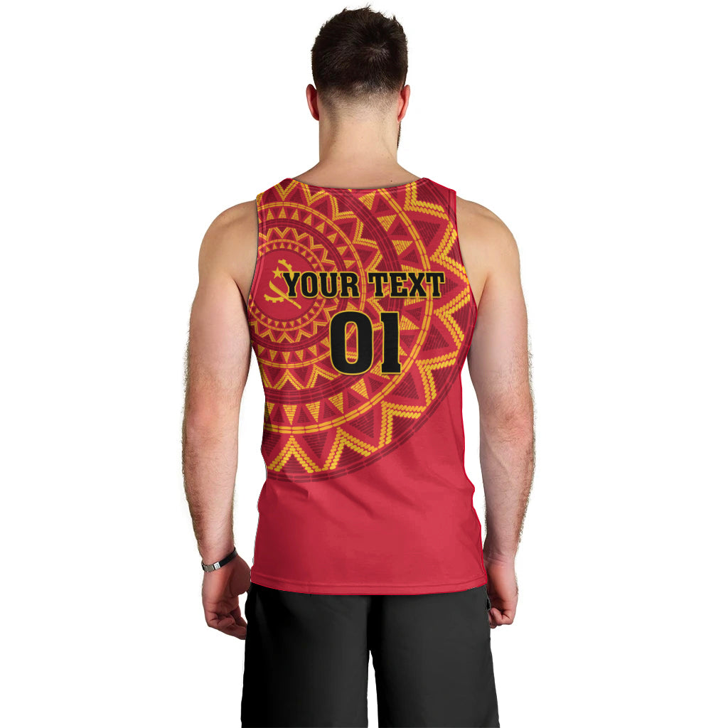 Angola Football Men Tank Top Go Palancas Negras Red Version - Wonder Print Shop