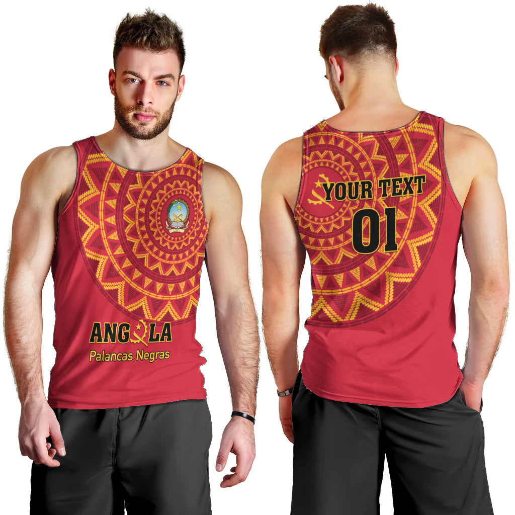 Angola Football Men Tank Top Go Palancas Negras Red Version - Wonder Print Shop