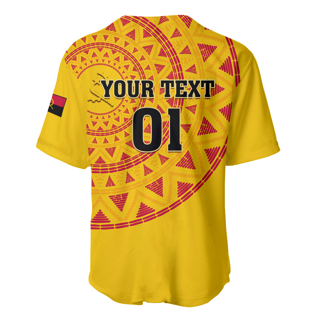 Angola Football Baseball Jersey Go Palancas Negras Yellow Version - Wonder Print Shop