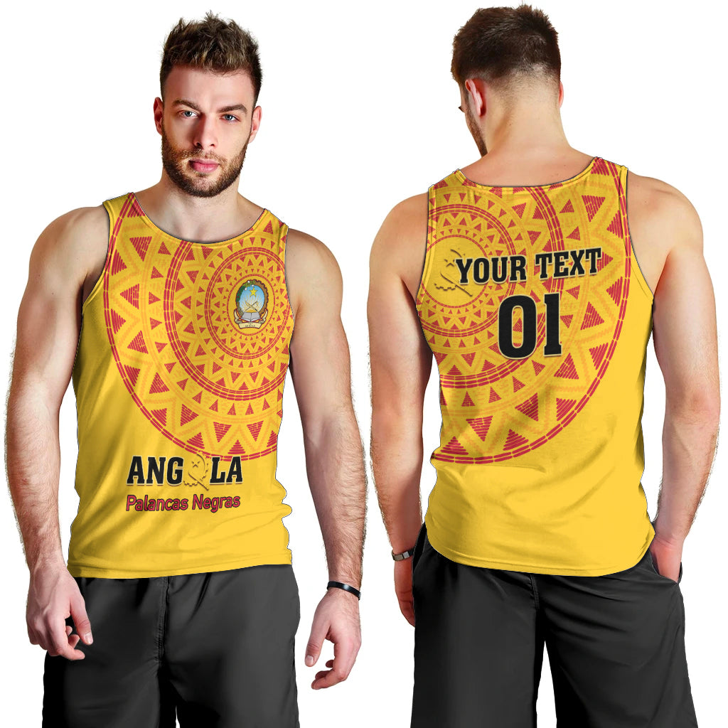 Angola Football Men Tank Top Go Palancas Negras Yellow Version - Wonder Print Shop