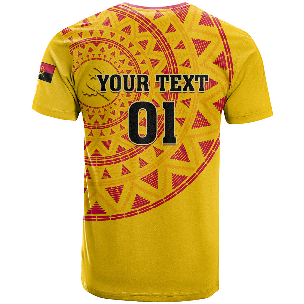 Angola Football T Shirt Go Palancas Negras Yellow Version - Wonder Print Shop