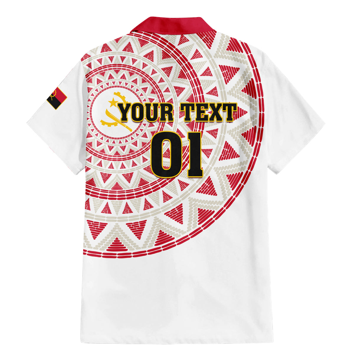 Angola Football Family Matching Mermaid Dress and Hawaiian Shirt Go Palancas Negras White Version - Wonder Print Shop