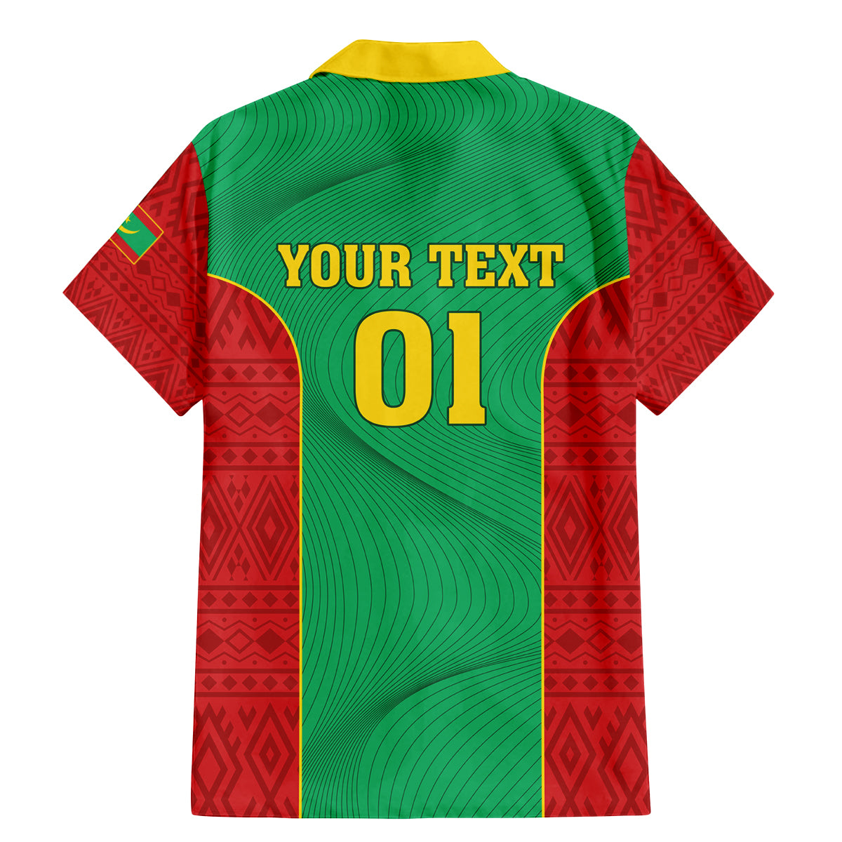 Mauritania Football Family Matching Mermaid Dress and Hawaiian Shirt Go Lions of Chinguetti - Wonder Print Shop