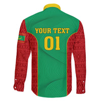 Mauritania Football Family Matching Short Sleeve Bodycon Dress and Hawaiian Shirt Go Lions of Chinguetti - Wonder Print Shop