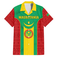 Mauritania Football Family Matching Tank Maxi Dress and Hawaiian Shirt Go Lions of Chinguetti - Wonder Print Shop