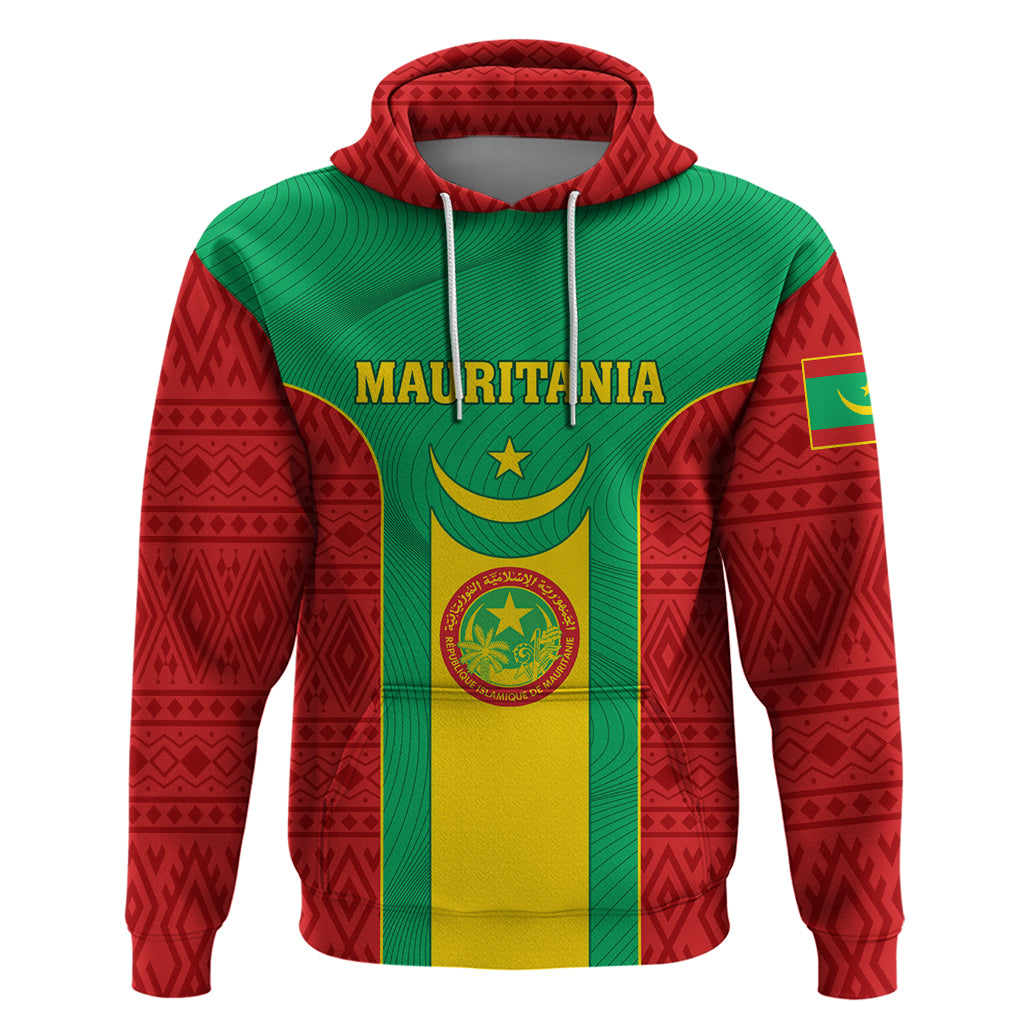Mauritania Football Hoodie Go Lions of Chinguetti - Wonder Print Shop
