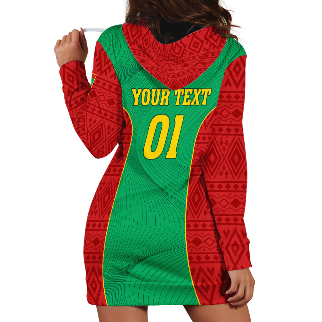 Mauritania Football Hoodie Dress Go Lions of Chinguetti - Wonder Print Shop