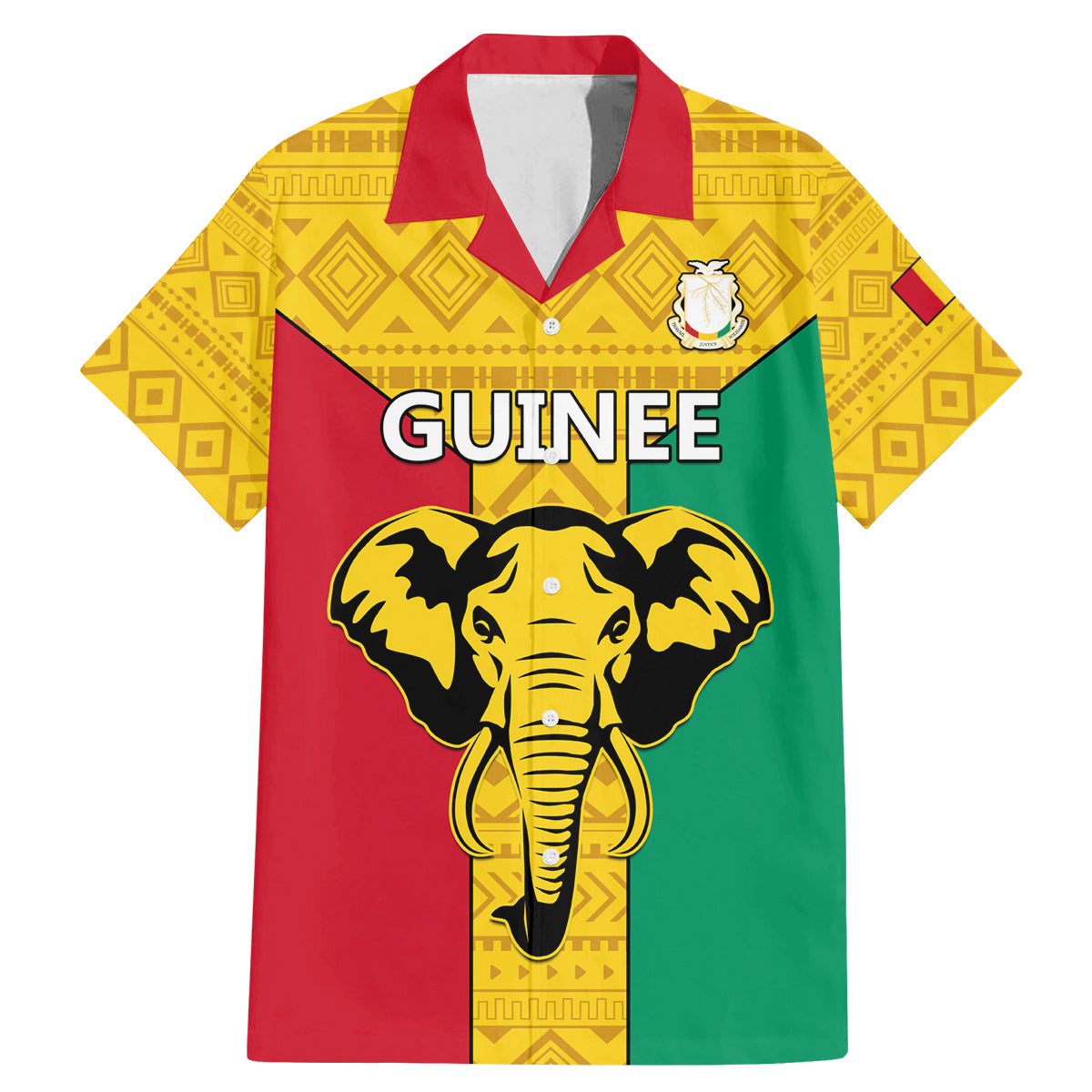 Guinea Football Family Matching Mermaid Dress and Hawaiian Shirt Come On Syli National - Wonder Print Shop