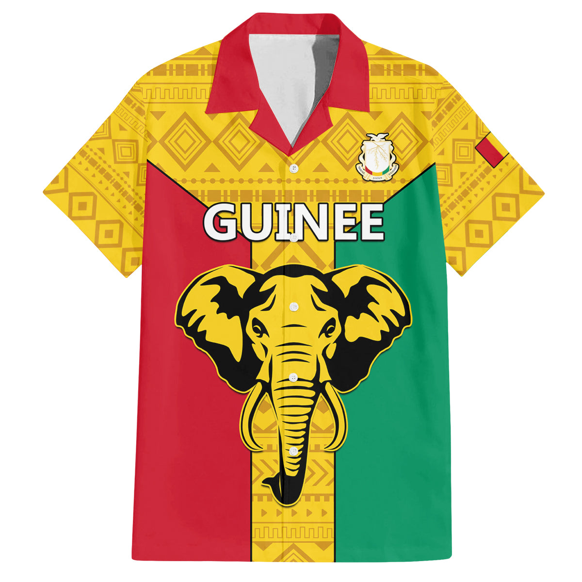 Guinea Football Family Matching Puletasi and Hawaiian Shirt Come On Syli National - Wonder Print Shop