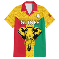 Guinea Football Family Matching Short Sleeve Bodycon Dress and Hawaiian Shirt Come On Syli National - Wonder Print Shop