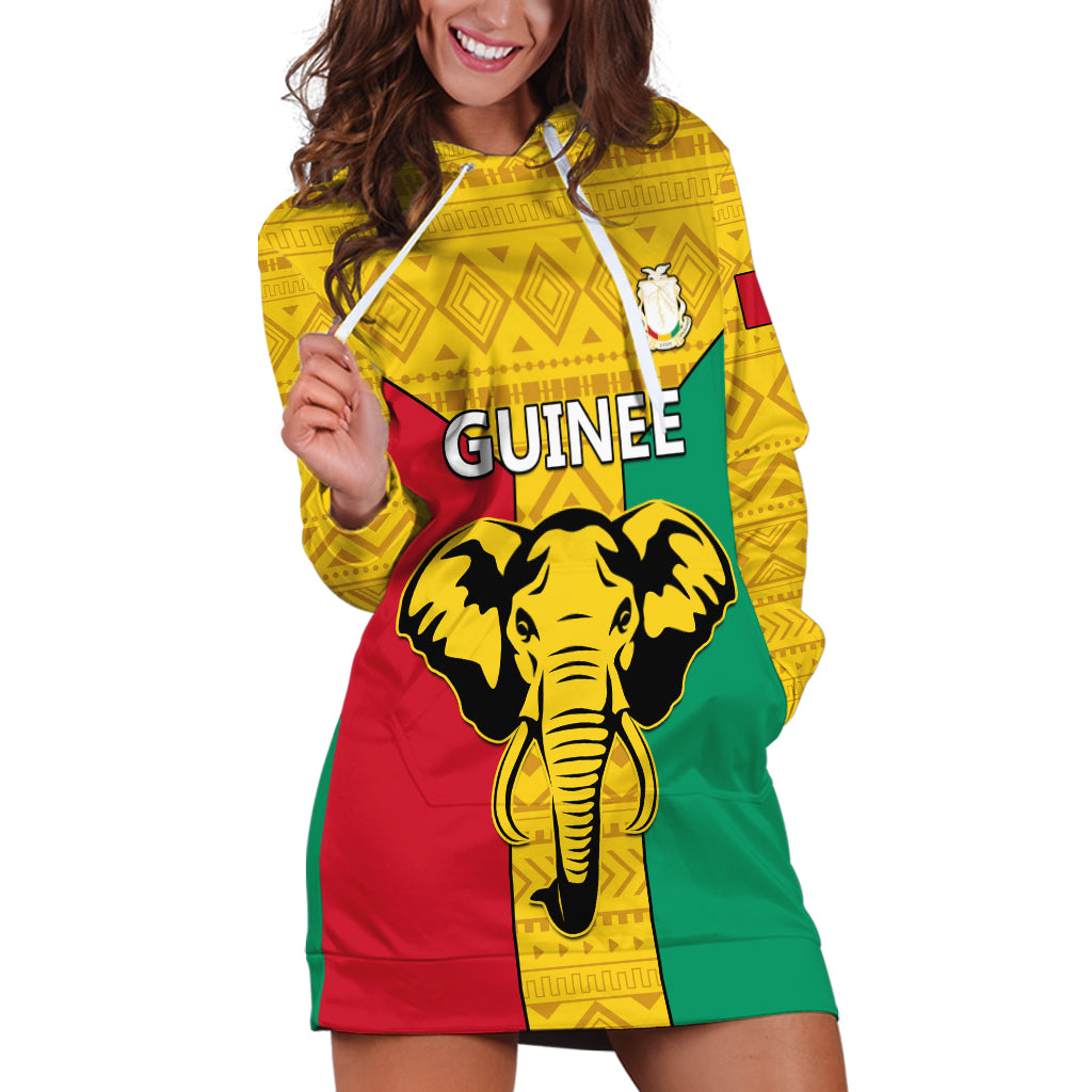 Guinea Football Hoodie Dress Come On Syli National - Wonder Print Shop