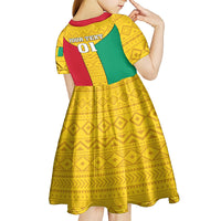 Guinea Football Kid Short Sleeve Dress Come On Syli National - Wonder Print Shop