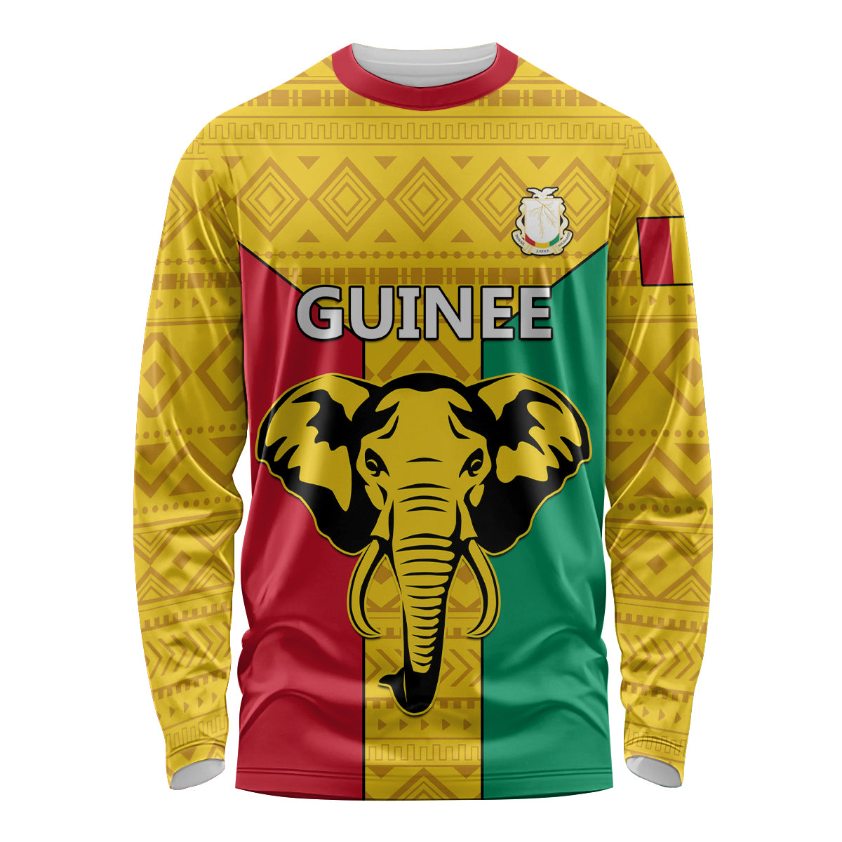 Guinea Football Long Sleeve Shirt Come On Syli National - Wonder Print Shop