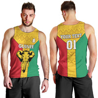 Guinea Football Men Tank Top Come On Syli National - Wonder Print Shop