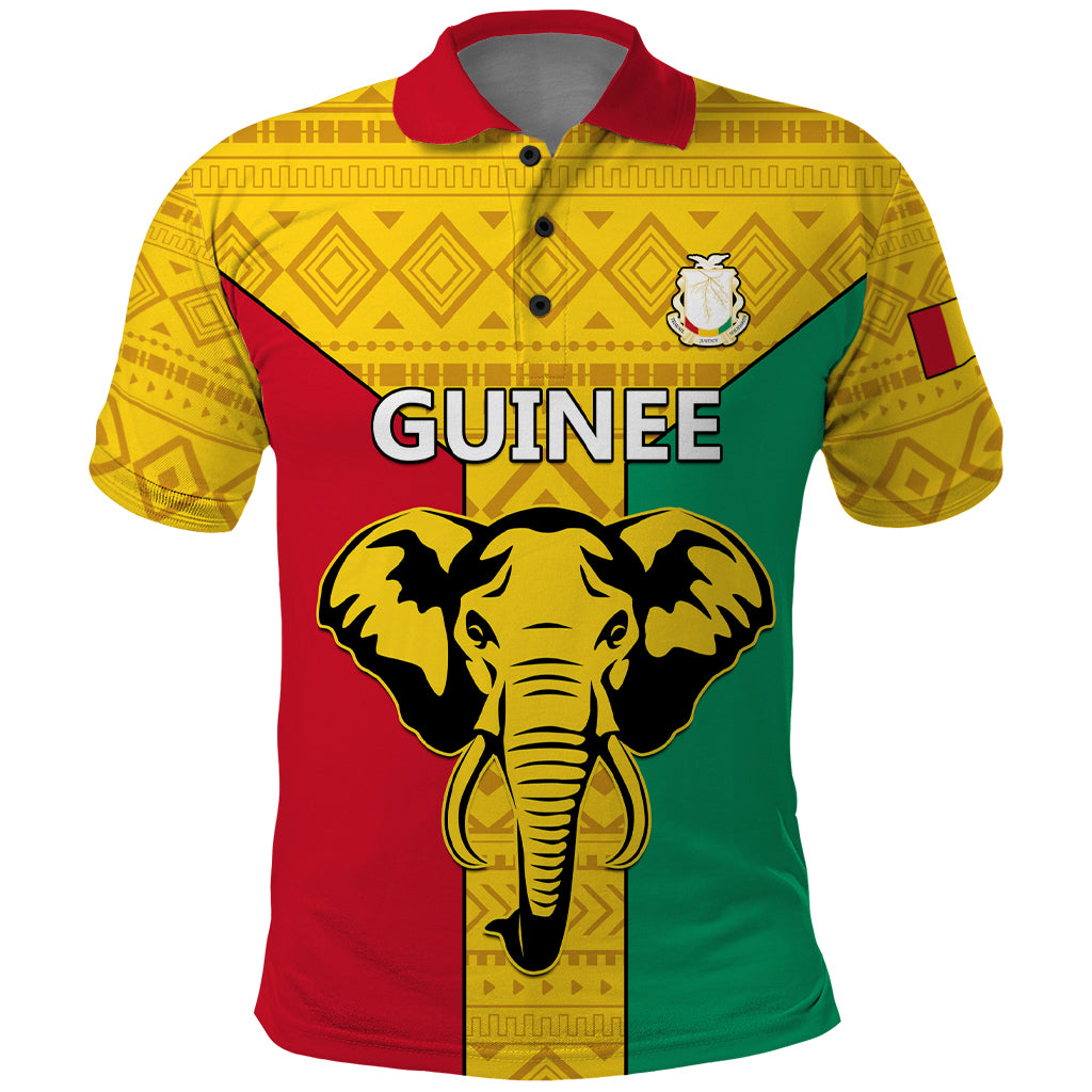 Guinea Football Polo Shirt Come On Syli National - Wonder Print Shop
