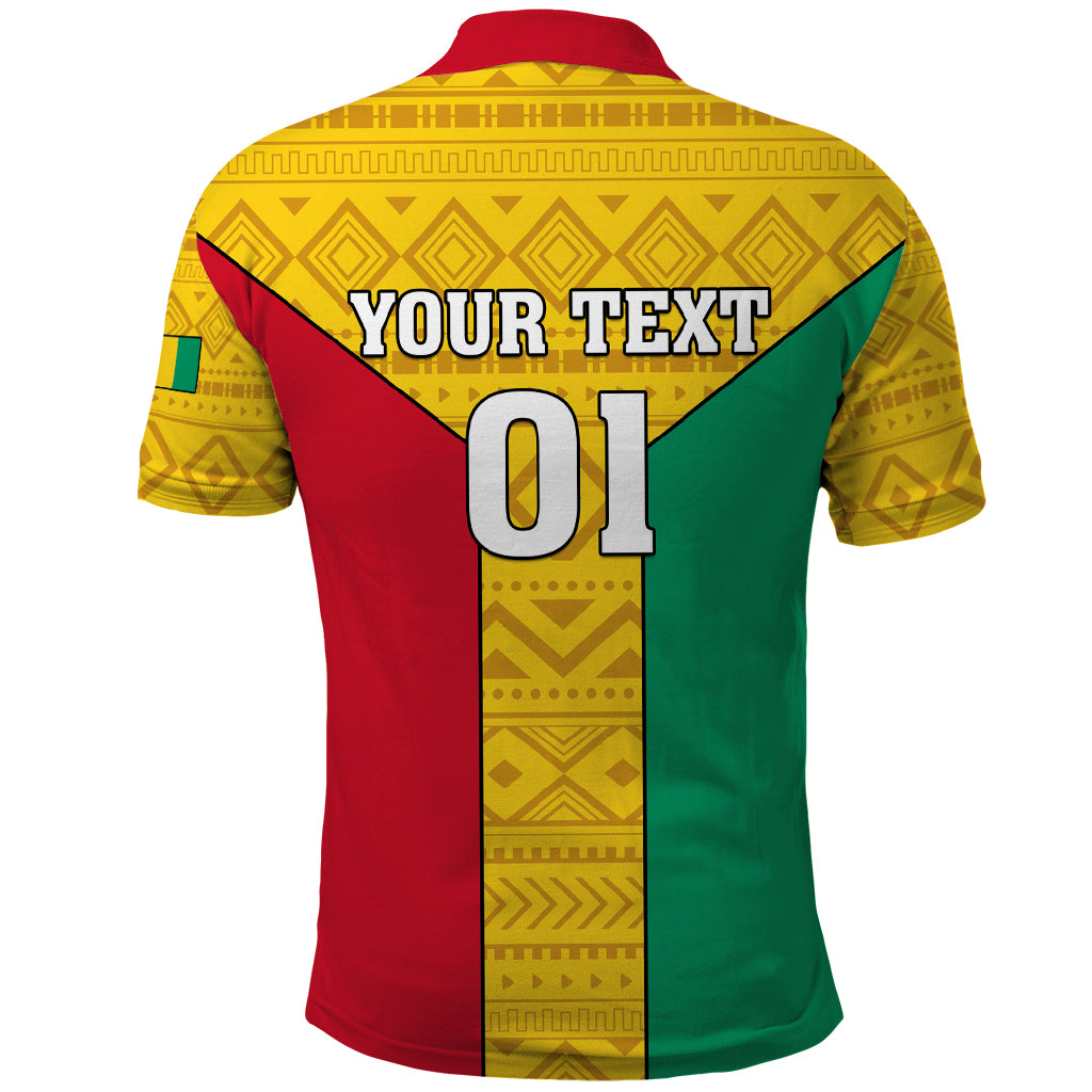 Guinea Football Polo Shirt Come On Syli National - Wonder Print Shop