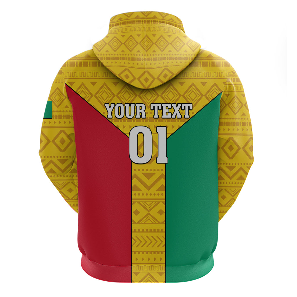 Guinea Football Zip Hoodie Come On Syli National - Wonder Print Shop