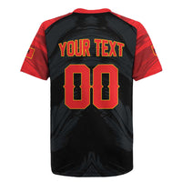 Custom Football 2026 Albania Black Rugby Jersey Kuqezinjte Come On