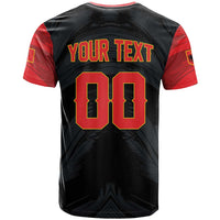 Custom Football 2026 Albania Black T Shirt Kuqezinjte Come On