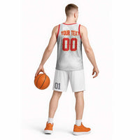 Custom Football 2026 Albania White Basketball Jersey Kuqezinjte Come On