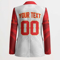 Custom Football 2026 Albania White Blazer Kuqezinjte Come On
