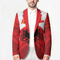 Custom Football 2026 Albania White Blazer Kuqezinjte Come On