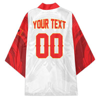 Custom Football 2026 Albania White Kimono Kuqezinjte Come On
