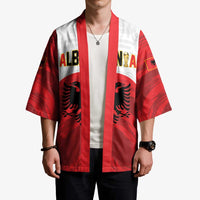 Custom Football 2026 Albania White Kimono Kuqezinjte Come On