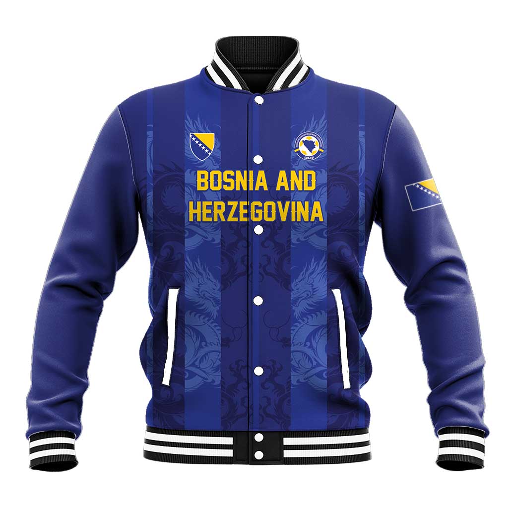 Custom Football 2026 Bosnia and Herzegovina Baseball Jacket Zmajevi Go Champion