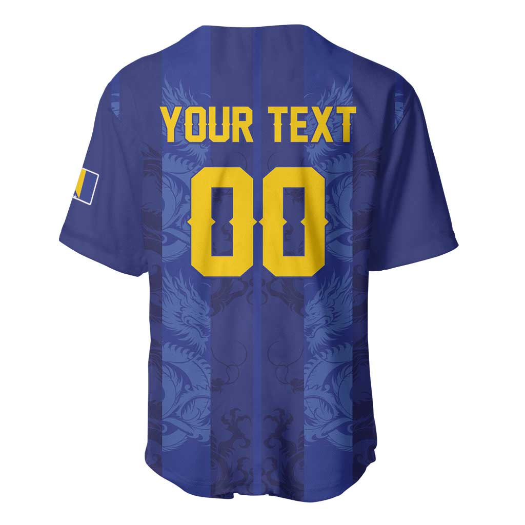 Custom Football 2026 Bosnia and Herzegovina Baseball Jersey Zmajevi Go Champion