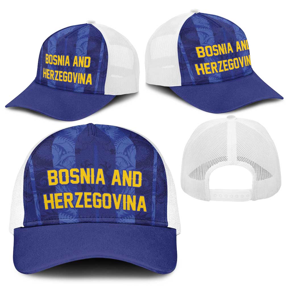Football 2026 Bosnia and Herzegovina Baseball Net Cap Zmajevi Go Champion