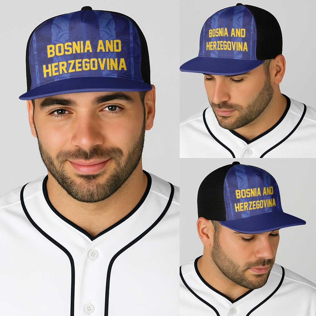 Football 2026 Bosnia and Herzegovina Baseball Net Cap Zmajevi Go Champion