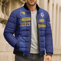 Custom Football 2026 Bosnia and Herzegovina Bomber Puffer Jacket Zmajevi Go Champion