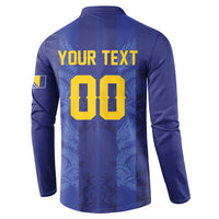 Custom Football 2026 Bosnia and Herzegovina Button Sweatshirt Zmajevi Go Champion