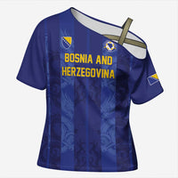 Custom Football 2026 Bosnia and Herzegovina Cross Shoulder Shirt Zmajevi Go Champion