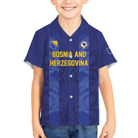 Custom Football 2026 Bosnia and Herzegovina Hawaiian Shirt Zmajevi Go Champion