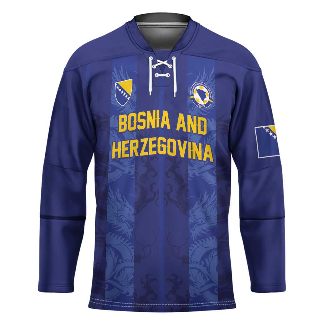 Custom Football 2026 Bosnia and Herzegovina Hockey Jersey Zmajevi Go Champion