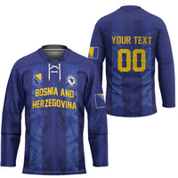 Custom Football 2026 Bosnia and Herzegovina Hockey Jersey Zmajevi Go Champion