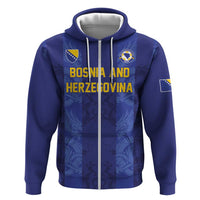 Custom Football 2026 Bosnia and Herzegovina Hoodie Zmajevi Go Champion