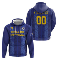 Custom Football 2026 Bosnia and Herzegovina Hoodie Zmajevi Go Champion