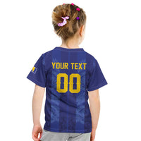 Custom Football 2026 Bosnia and Herzegovina Kid T Shirt Zmajevi Go Champion