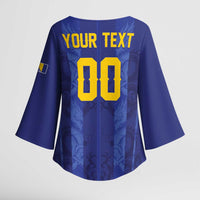 Custom Football 2026 Bosnia and Herzegovina Kimono Sleeve Blouse Zmajevi Go Champion