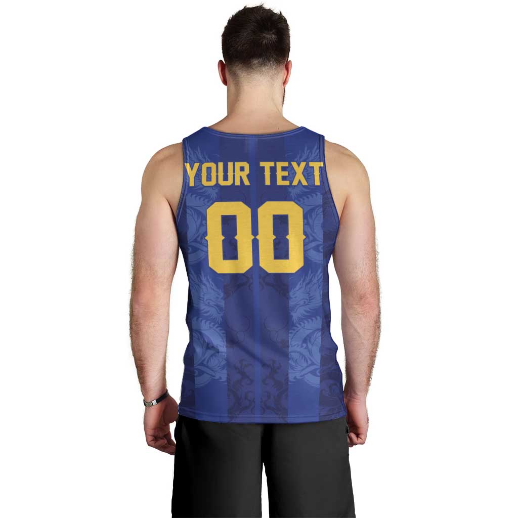 Custom Football 2026 Bosnia and Herzegovina Men Tank Top Zmajevi Go Champion