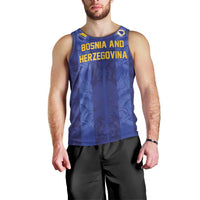 Custom Football 2026 Bosnia and Herzegovina Men Tank Top Zmajevi Go Champion
