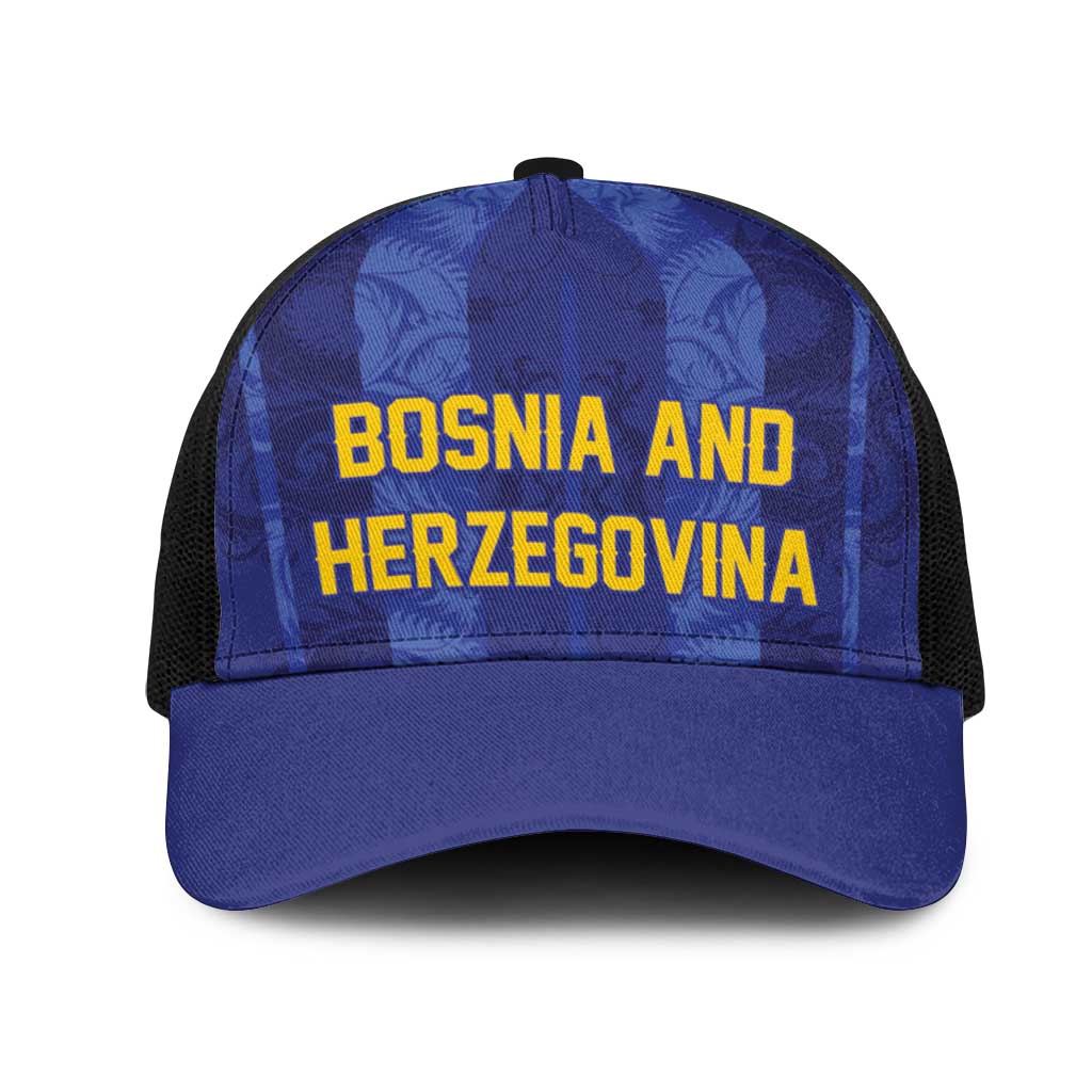 Football 2026 Bosnia and Herzegovina Mesh Trucker Cap Zmajevi Go Champion