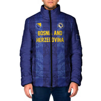 Custom Football 2026 Bosnia and Herzegovina Padded Jacket Zmajevi Go Champion