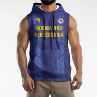 Custom Football 2026 Bosnia and Herzegovina Sleeveless Hoodie Zmajevi Go Champion