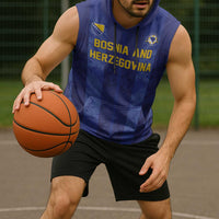 Custom Football 2026 Bosnia and Herzegovina Sleeveless Hoodie Zmajevi Go Champion
