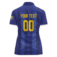 Custom Football 2026 Bosnia and Herzegovina Women Polo Shirt Zmajevi Go Champion